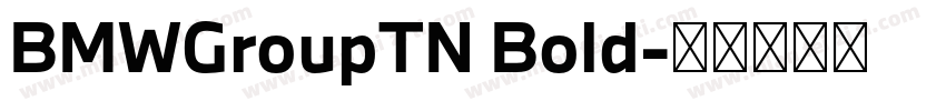 BMWGroupTN Bold字体转换